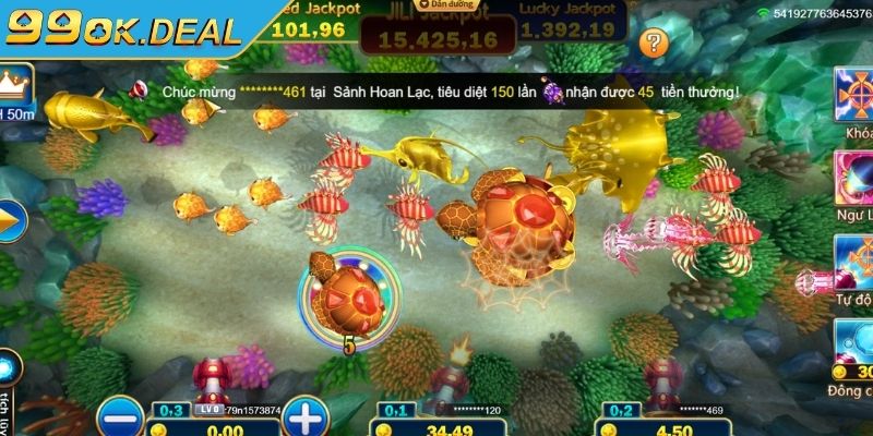 Tựa game bắn cá Jackpot 99OK ăn khách khó cưỡng lại 3 Chiến thuật bắn cá siêu đỉnh từ các chuyên gia