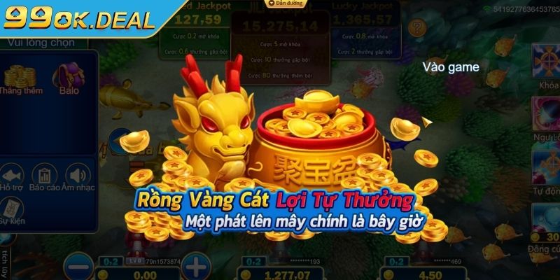 Tựa game bắn cá Jackpot 99OK ăn khách khó cưỡng lại 2 Tính năng vượt trội chỉ có tại bắn cá Jackpot